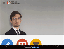 Tablet Screenshot of davidemontanaro.it